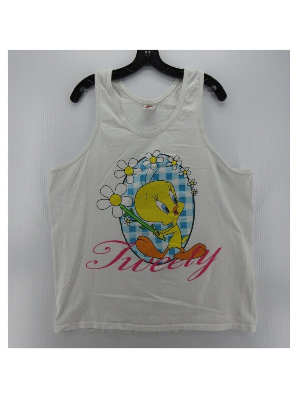 VINTAGE Tweety Bird Top OS Looney Tunes Tank Shirt 1997 Graphic